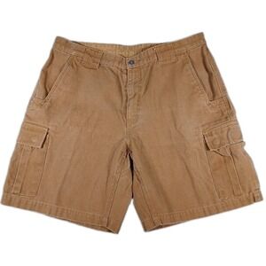Duluth Trading Shorts Men's 38 Duck Canvas Cargo Heavy Duty Utility Work